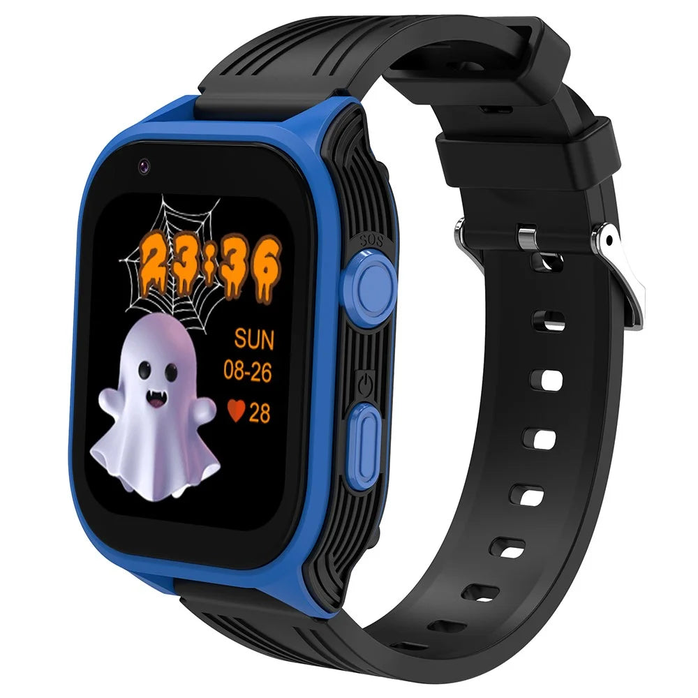 D8 1.83 Inch 4G GPS Tracker WiFi Location Kids Smart Watch Support Video Phone Calls - Blue - 1