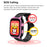 D8 1.83 Inch 4G GPS Tracker WiFi Location Kids Smart Watch Support Video Phone Calls - Blue - 6