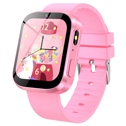A21 1.5 Inch Touch Screen Kids Smart Watch with 30 Games Pedometer Habit Tracking Camera Watch - Pink - 1