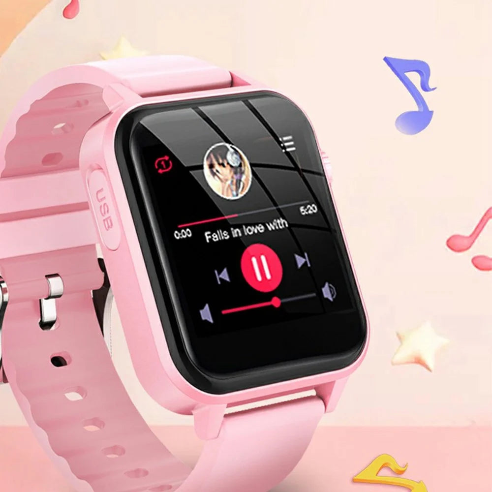 A8 1.54 Inch Touch Screen Kids Smart Watch Story Telling Habit Tracker Camera Watch with Games - Black 2 - 5
