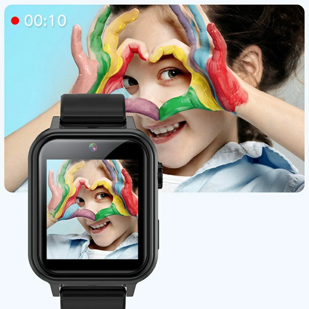 A8 1.54 Inch Touch Screen Kids Smart Watch Story Telling Habit Tracker Camera Watch with Games - Black 2 - 6