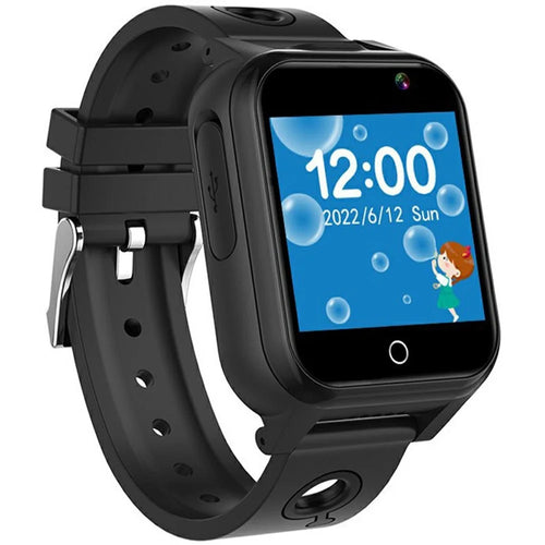 A9 1.54 Inch Touch Screen Kids Smart Watch Built In Games Habit Tracking Dual Camera Watch with Flashlight - Black - 1