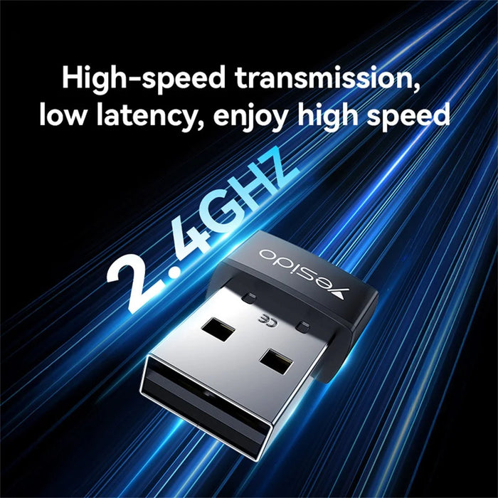 YESIDO WP10 WiFi4 Dongle 150Mbps High Speed USB Wireless Adapter with Built In Antenna - 7