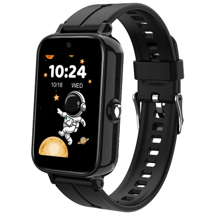 DH13S 1.57 Inch IPS Touch Screen Kids Smart Watch 4G Calling SOS GPS Tracking Wristwatch (Europe  /  Asian  /  Africa Version) - Black - 1