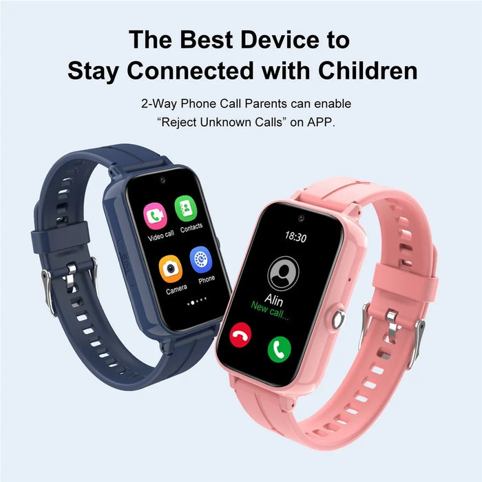 DH13S 1.57 Inch IPS Touch Screen Kids Smart Watch 4G Calling SOS GPS Tracking Wristwatch (Europe  /  Asian  /  Africa Version) - Black - 7