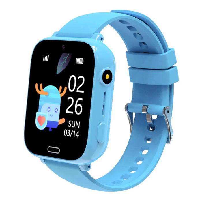 A10 1.83 Inch 4G Video Call Children Smart Watch Waterproof SOS Emergency GPS Tracker (Europe  /  Asian  /  Africa Version) - Blue - 1