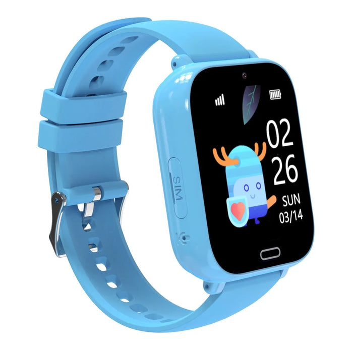 A10 1.83 Inch 4G Video Call Children Smart Watch Waterproof SOS Emergency GPS Tracker (Europe  /  Asian  /  Africa Version) - Blue - 3