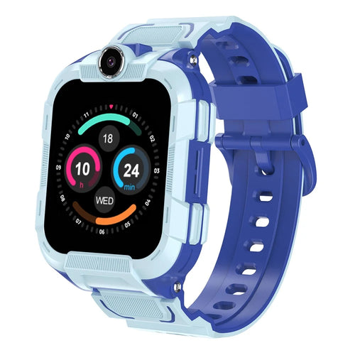 DH15S 1.83 Inch 4G Calling Kids Smart Watch SOS GPS Tracker Built In LED Flashlight (Europe  /  Asian  /  Africa Version) - Blue - 1