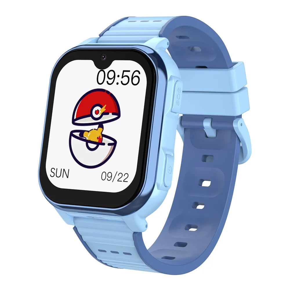 D3S 1.91 Inch Touch Screen Kids Smart Watch 4G GPS Video Call HD Camera SOS Wristwatch - Blue - 1
