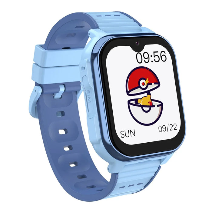 D3S 1.91 Inch Touch Screen Kids Smart Watch 4G GPS Video Call HD Camera SOS Wristwatch - Blue - 2