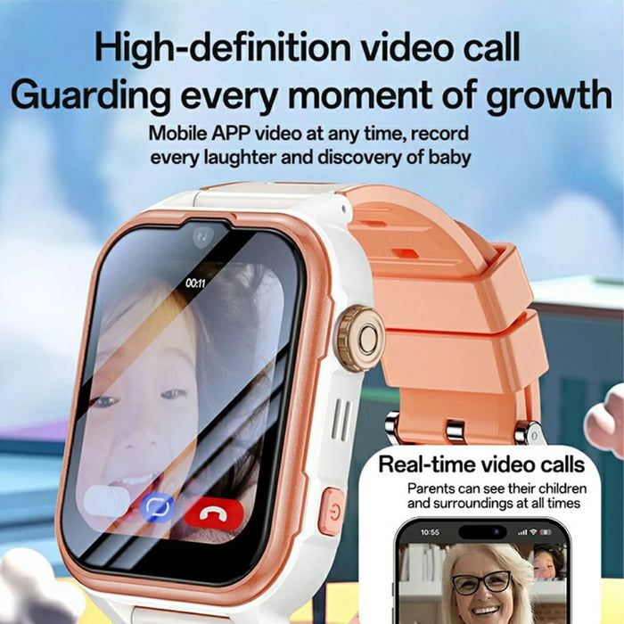 YESIDO IO37 For Children 4G Smartwatch IP67 Waterproof GPS Tracking Video Call Wrist Watch with SOS Function - Blue - 2