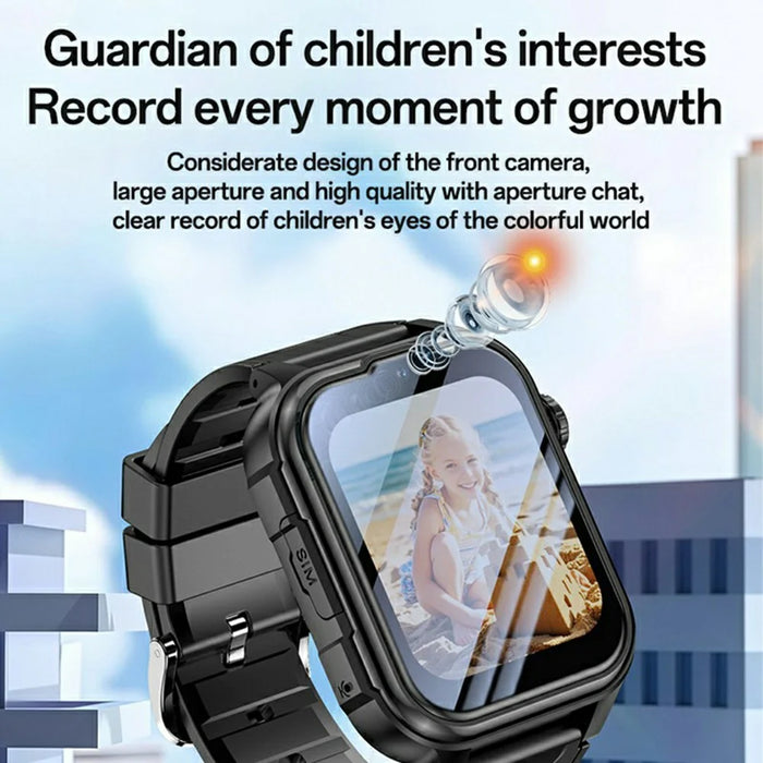YESIDO IO37 For Children 4G Smartwatch IP67 Waterproof GPS Tracking Video Call Wrist Watch with SOS Function - Blue - 3