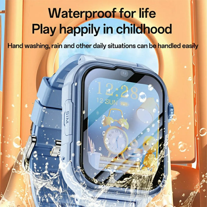 YESIDO IO37 For Children 4G Smartwatch IP67 Waterproof GPS Tracking Video Call Wrist Watch with SOS Function - Blue - 7
