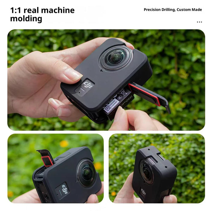 For DJI Osmo 360 Soft Silicone Protective Case Full Body Protection Action Camera Anti Scratch Cover - 4