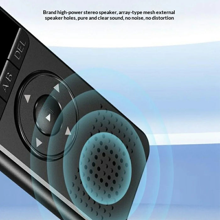 8828 Portable Noise Reduction Voice Recorder 6D Mic 360° Pickup Recording Pen with MP3 Function for Students Meetings - 7