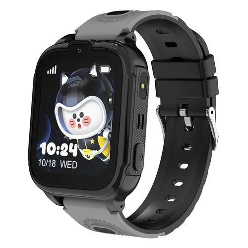 DH28 1.83 Inch Screen 4G Smart Watch for Kids GPS Locator SOS Calling Wristwatch (Europe  /  Asia  /  Africa Version) - Black - 1