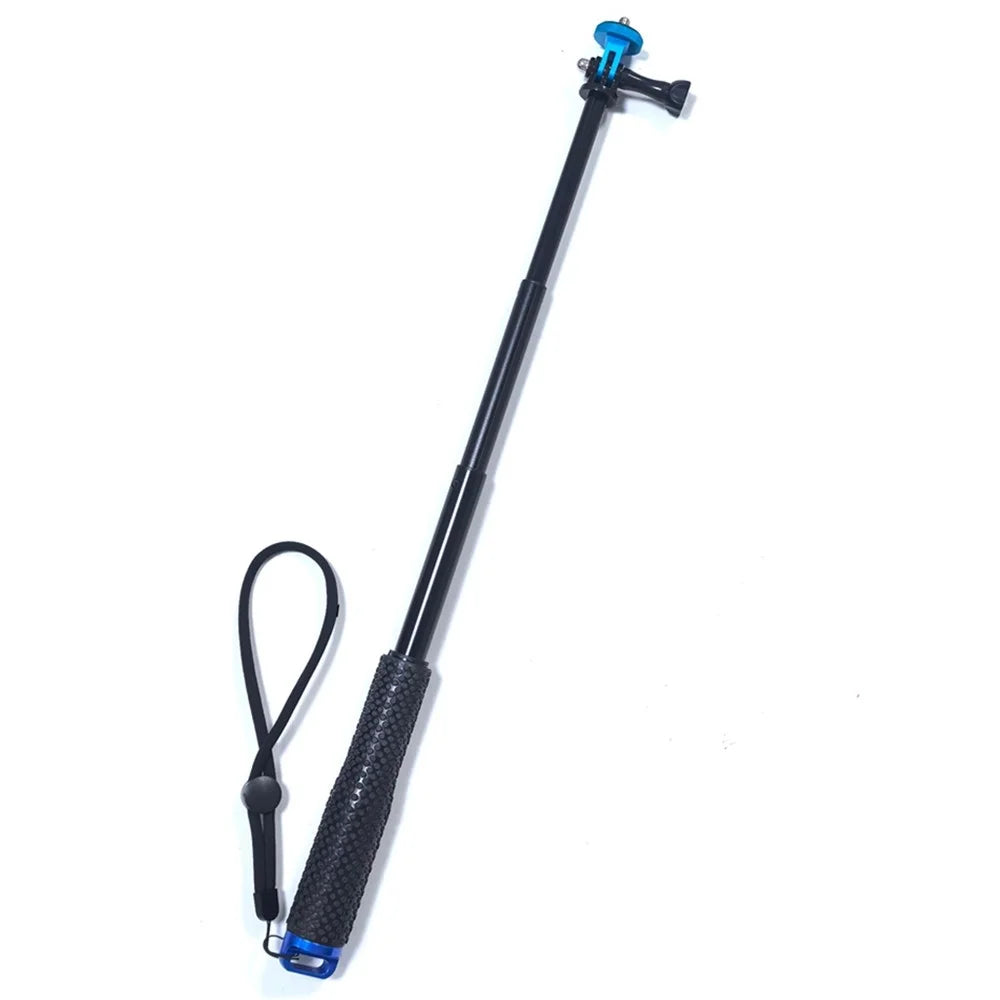 19 Inch Aluminum Selfie Stick For GoPro  /  DJI  /  Insta360 Action Camera Extendable Monopod 1 / 4 Screw Mount - Blue - 6