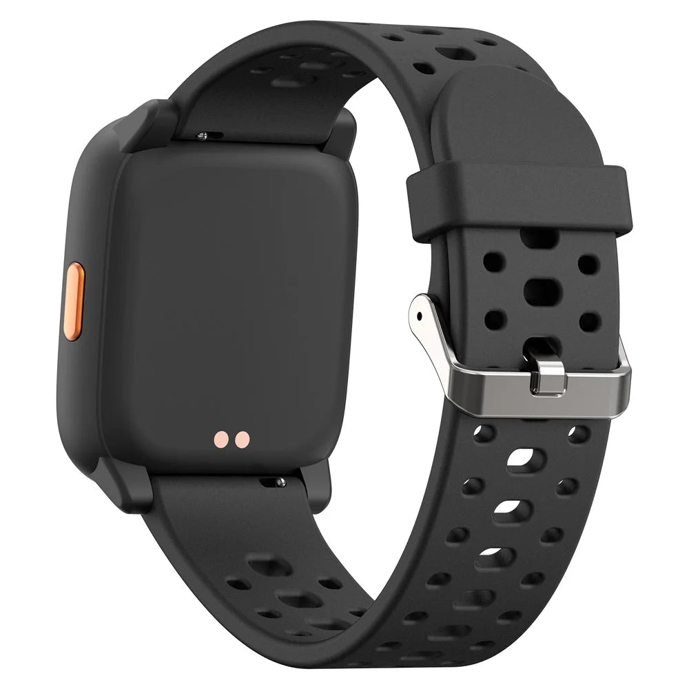 W98L Kids Smart Watch 1.83 Inch IPS Screen Sports Activity Tracker 4 Games Magnetic Charging Smart Bracelet for Children Students - Black - 5