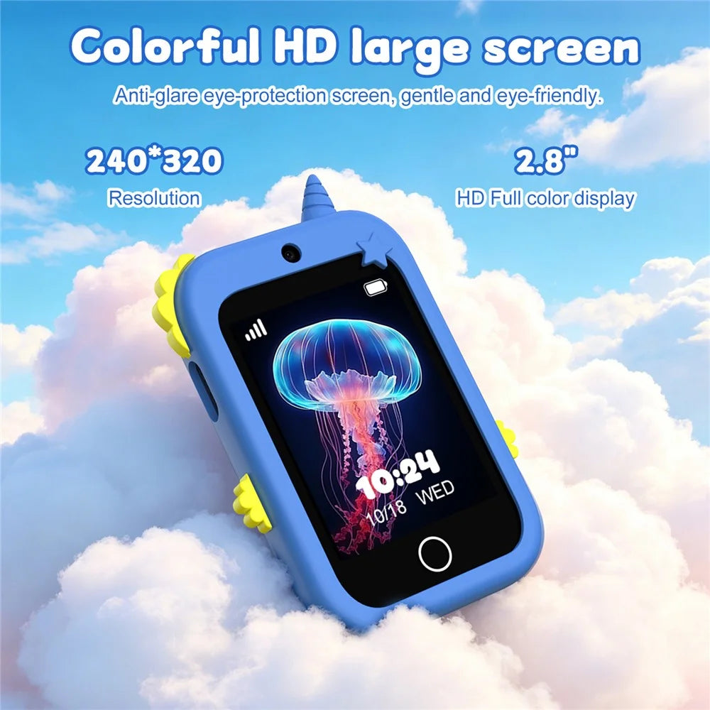 DH19 2.8 Inch Screen 4G Video Call Kids Smart Watch SOS WiFi + LBS Positioning IP65 Waterproof with Lanyard - Pink - 4