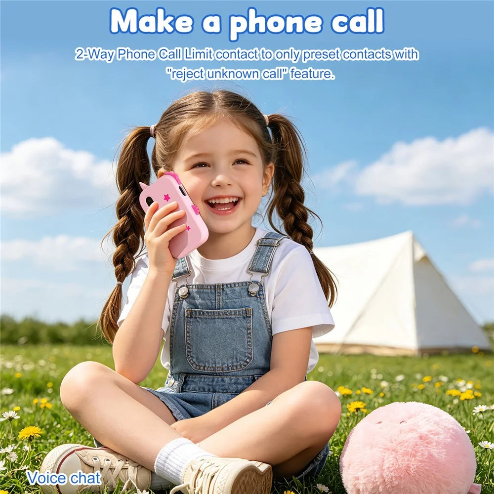 DH19 2.8 Inch Screen 4G Video Call Kids Smart Watch SOS WiFi + LBS Positioning IP65 Waterproof with Lanyard - Pink - 5
