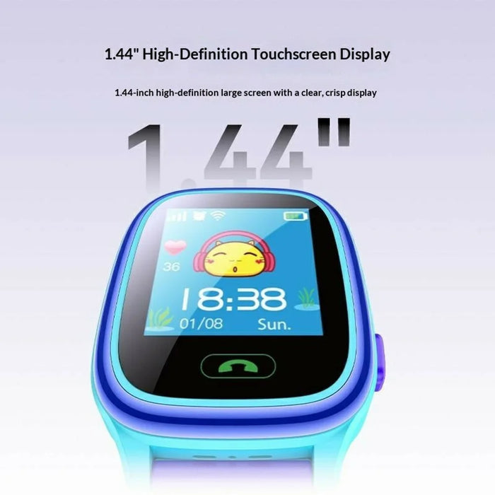 YESIDO IO51 1.44 inch HD Screen Kids Smartwatch 2G LBS Positioning IP65 Waterproof Wristwatch - Pink - 5
