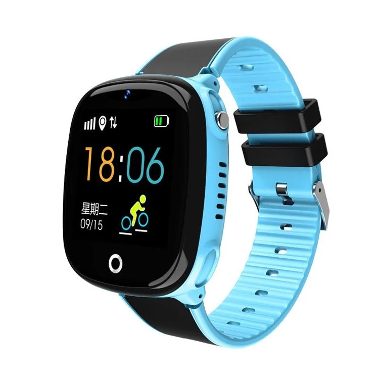 HW11 1.44 Inch Voice Chat Anti-Lost Positioning Waterpoof Multi-function Children Smart Phone Watch - Blue - 2