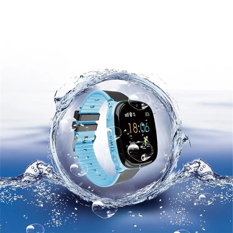 HW11 1.44 Inch Voice Chat Anti-Lost Positioning Waterpoof Multi-function Children Smart Phone Watch - Blue - 5