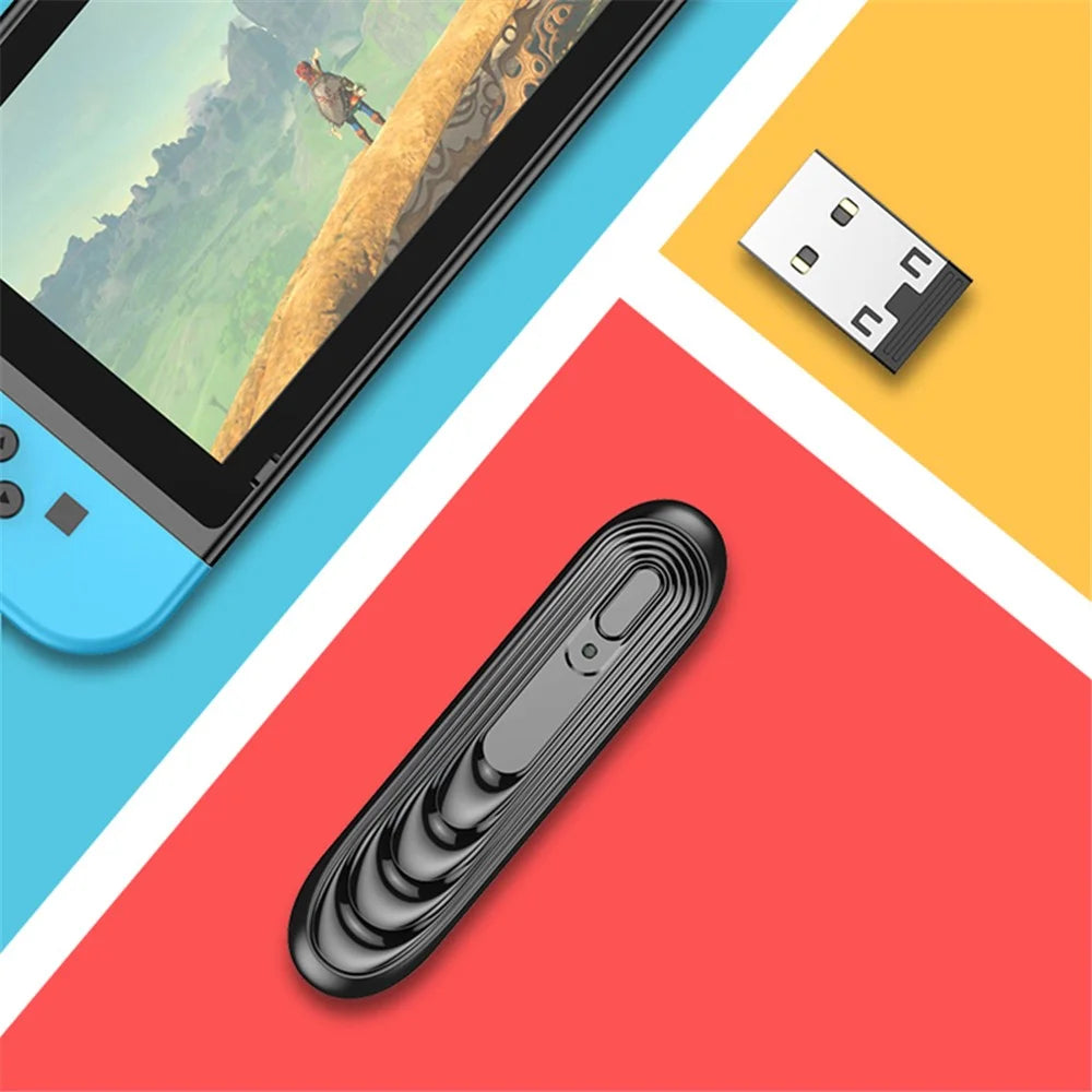 T71 Type C to USB Wireless Audio Adapter Bluetooth-compatible Receiver Transmitter for Switch/PS4/PC - 5