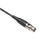 0.3m Mini XLR 3Pin Female to 3Pin Male Audio Adapter Cable Shielded Copper Microphone Connector Wire Cord - Black - 5