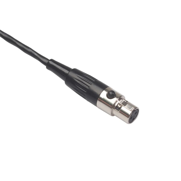 0.3m Mini XLR 3Pin Female to 3Pin Male Audio Adapter Cable Shielded Copper Microphone Connector Wire Cord - Black - 5