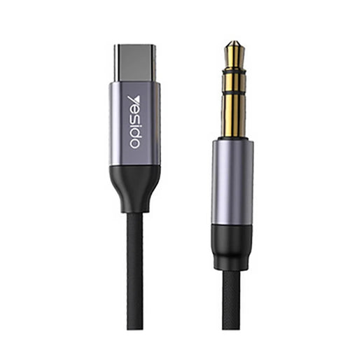 YESIDO YAU20 1m USB C to 3.5mm Male Audio Aux Cable Type C to 3.5mm Headphone Stereo Car Cord - 1