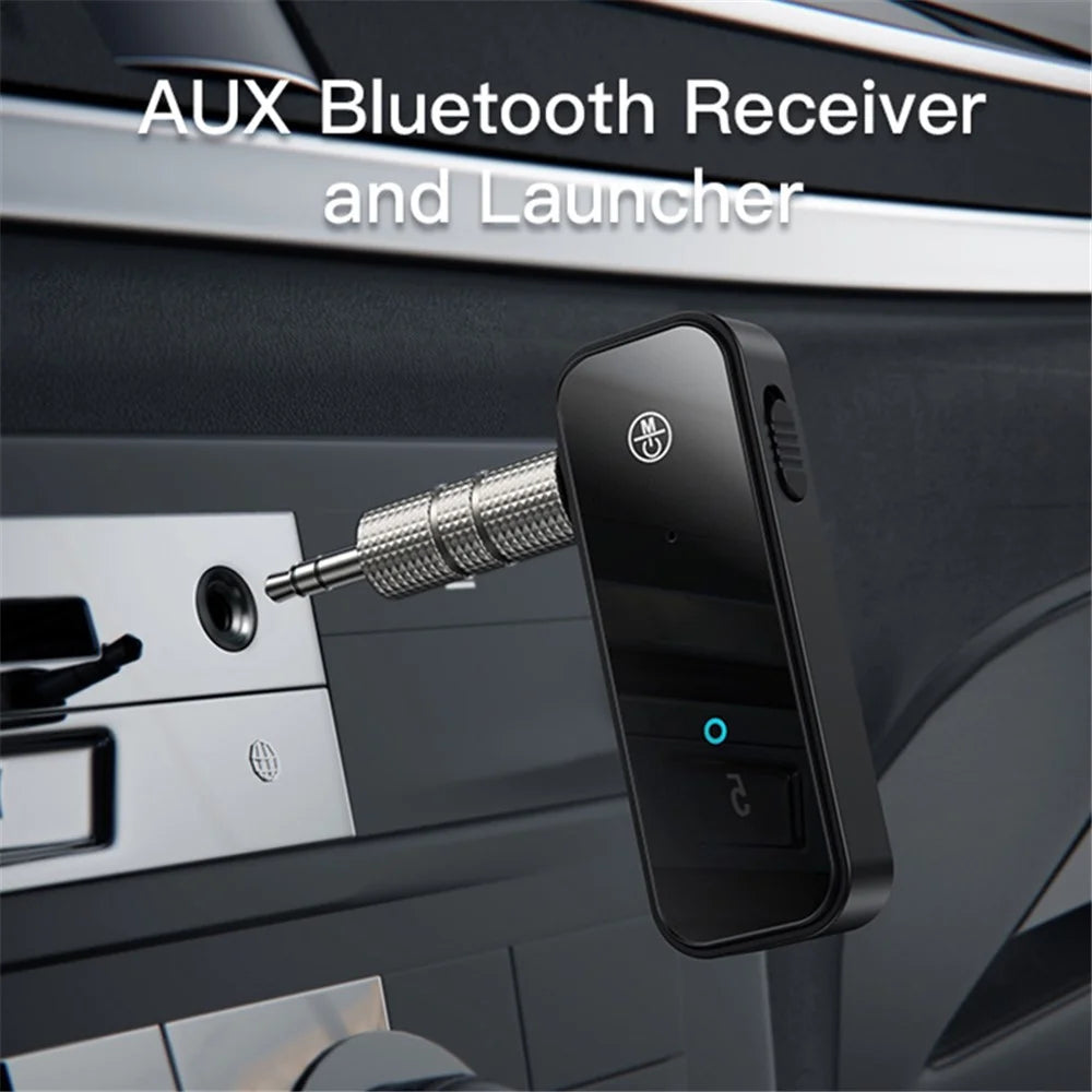 YESIDO YAU25 2-in-1 Bluetooth-compatible 5.0 Transmitter Receiver Aux Adapter for Car Home Stereo System - 2