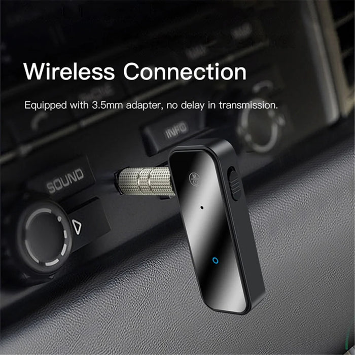 YESIDO YAU25 2-in-1 Bluetooth-compatible 5.0 Transmitter Receiver Aux Adapter for Car Home Stereo System - 4