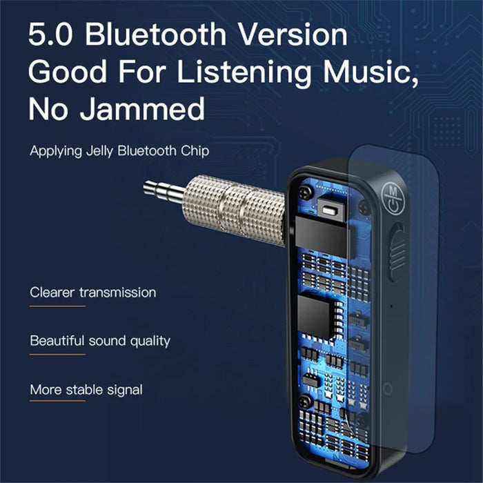 YESIDO YAU25 2-in-1 Bluetooth-compatible 5.0 Transmitter Receiver Aux Adapter for Car Home Stereo System - 6