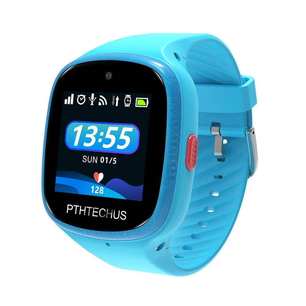 LT06 1.4 inch IPS Touch Screen GPS 4G Smart Watch IP67 Waterproof Watch with HD Camera Alarm Clock for Kids - Blue - 1