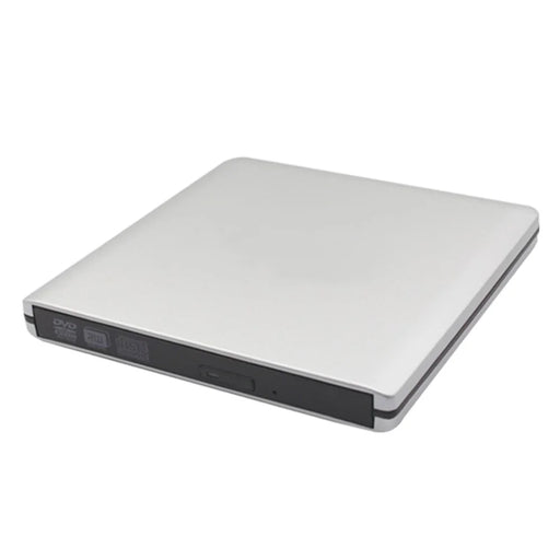 External DVD CD Drive Portable Aluminum Alloy Rewriter Burner High Speed Data Transfer for Laptop PC - 1