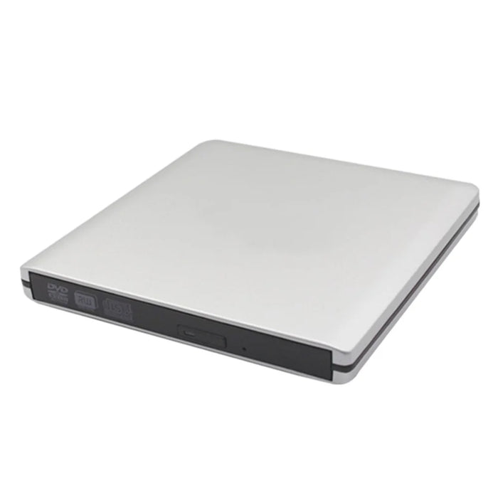 External DVD CD Drive Portable Aluminum Alloy Rewriter Burner High Speed Data Transfer for Laptop PC - 1
