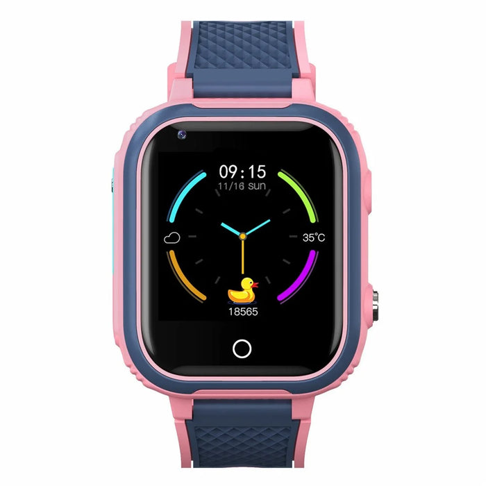LT21 1.4-inch IPS Touch Screen Kids Camera Smart Watch Step Counter Waterproof 4G Sports Watch - Pink - 3