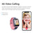 LT21 1.4-inch IPS Touch Screen Kids Camera Smart Watch Step Counter Waterproof 4G Sports Watch - Pink - 7