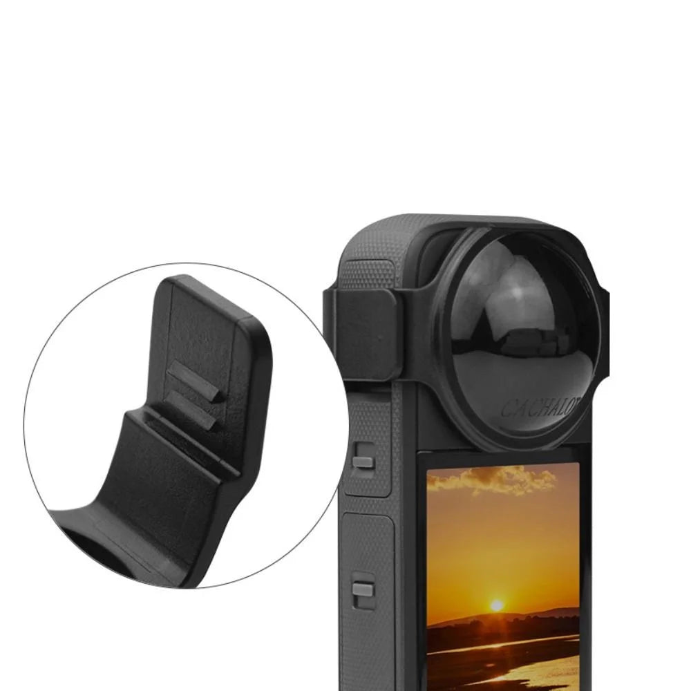 Lens Protector for Insta360 X3 Buckle Lock Lens Guard Camera Lens Scratch Resistant Protective Cover - 5