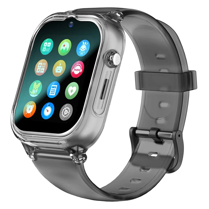 K26 1.83 inch Display Detachable Smart Watch 4G Call GPS Positioning Kids Watch with Lanyard+Silicone Case - Black - 3