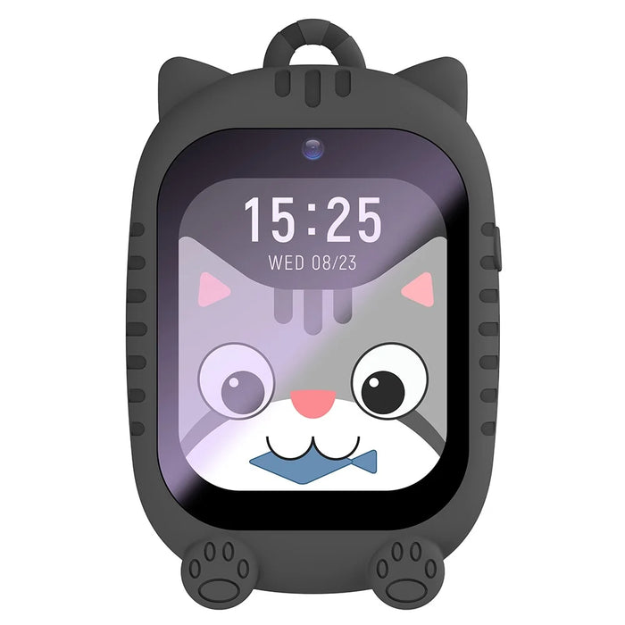 K26 1.83 inch Display Detachable Smart Watch 4G Call GPS Positioning Kids Watch with Lanyard+Silicone Case - Black - 6