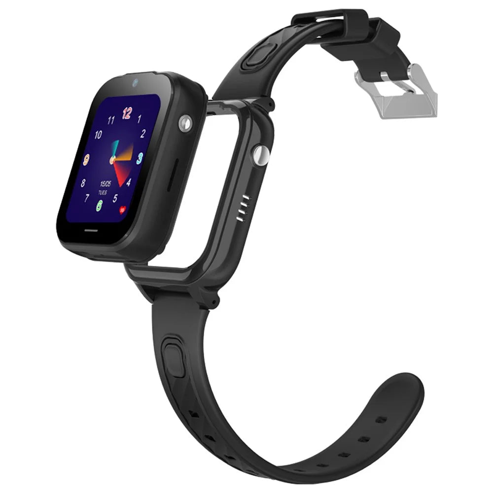 D38 4G Kids Smart Watch Children GPS Tracker Voice Call SOS Function Alarm Clock Android 4.4 Phone Watch - Black - 4