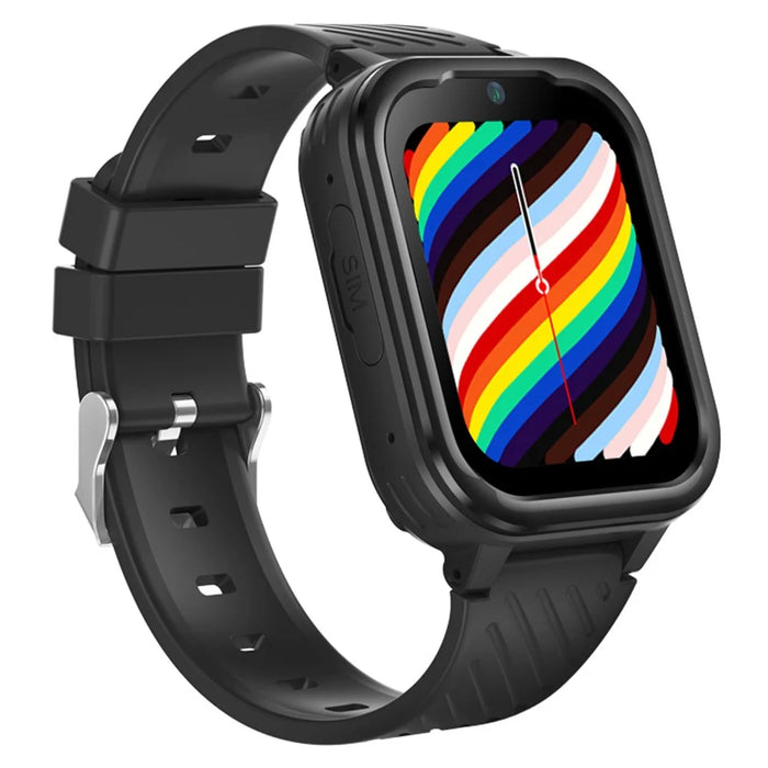 D39 Children GPS Tracker Watch Video Call 1.83-Inch Screen Android 8.1 Kids Phone Smart Watch - Black - 2