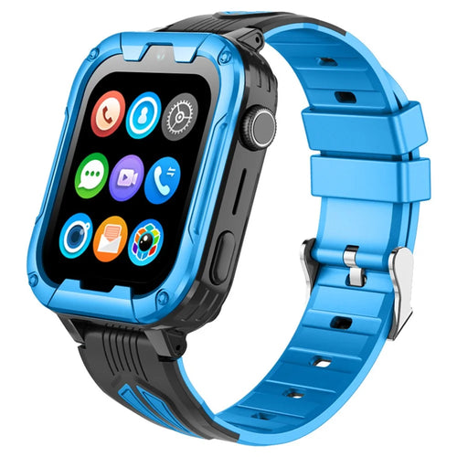 D39B Android 8.1 1+8G Children GPS Tracker Watch Kids Smart Watch Phone Support SOS, Video Call - Blue - 1