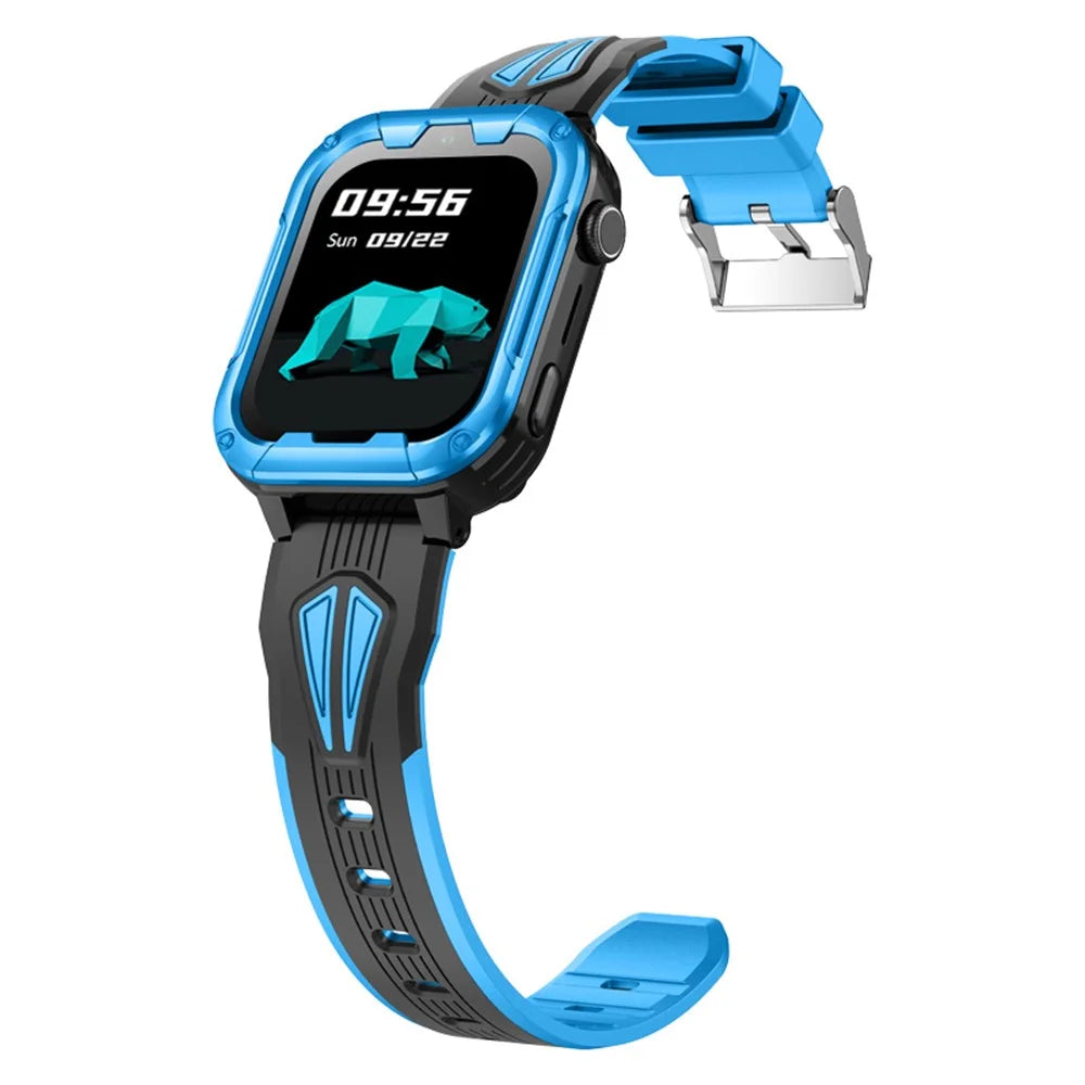 D39B Android 8.1 1+8G Children GPS Tracker Watch Kids Smart Watch Phone Support SOS, Video Call - Blue - 5