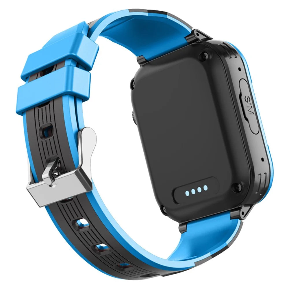 D39B Android 8.1 1+8G Children GPS Tracker Watch Kids Smart Watch Phone Support SOS, Video Call - Blue - 6