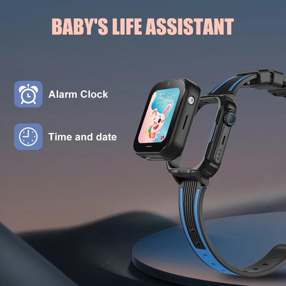D38-2 Voice Call Alarm Clock Children Watch Android 4.4 4G Kids Smart Watch Phone GPS Tracker - Black - 6