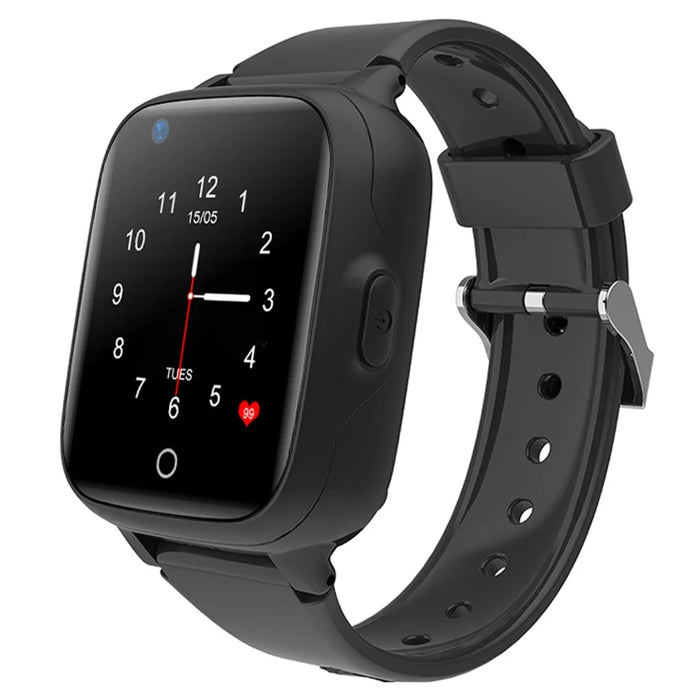 D31 Android 8.1 4G 1+8G Phone Watch Children GPS Tracker Voice Call SOS Function Kids Smart Watch - Black - 1