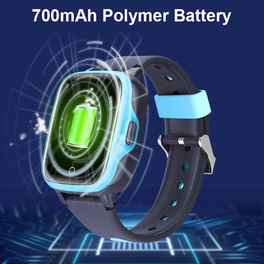 D31-C Low Consumption 4G Kids Smart Watch HD Video Calling SOS Voice Chat Students Watch Phone - Black - 7